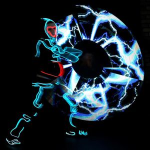 POI80H Ballroom dance led light sticks 2 80 Pixels poi DIY programmable poi 47cm image size 80 240 dj stage show costumes bar perf241M