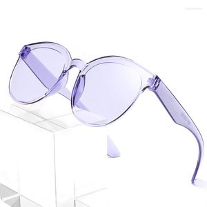 Sonnenbrille One Body Type Damen Transparente Bonbonfarbe Quadratische Sonnenbrille Dame Outdoor Reisebrille UV400