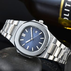 Relógio Patex Phiaapxx Nautilus Series para homens Negócios Casual Moda Versátil Aço Inoxidável Relógio Mecânico Super Luminoso reloj hombre