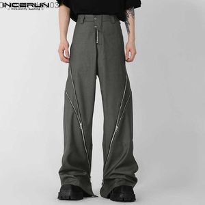 Erkek pantolon moda rahat stil yeni erkek gevşek ve rahat pantolon moda erkekler sıcak satış fermuar bölünmüş mini pantolon s-5xl z230721