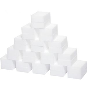 100 Pack White Magic Eraser Sponges for Cleaning Dirt, Soap Scum, and Debris from All Surfaces