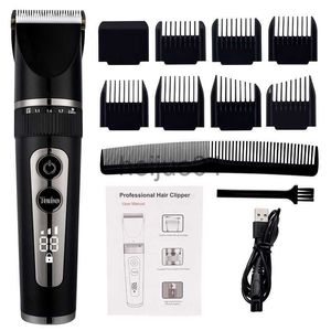 Clippers Trimmers Full Body Washable Electric Hair Clipper Ceramic Professional Fine Adjustable Hair Trimmer Low Noise Hair Cutting hine Razor x0728