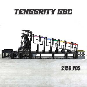 Блоки Tenggrity GBC Science Creative Moc Здание Советное напряжение на балансе Стенд модель модели Электрическая головоломка игрушки 230721