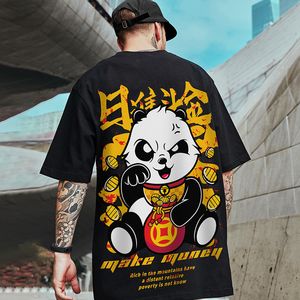 Męskie koszulki Męskie T-shirt Zakres ponadgrzeznany T-koszule luźne zodiac czyste bawełniane topy y2k ubrania streetwear harajuku krótkie koszulki z krótkim rękawem 230720