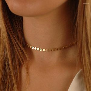 CHOKER ORAZIO Ожерелье из нержавеющей стали для женщин Оригинальный бренд минималистская сеяная сеть.