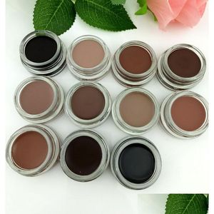 Eyebrow Enhancers Pomade Waterproof Cream Long Lasting Natural Easy To Wear 11 Colors With Retail Package Coloris Makeup Eyebrows Ge Dheru