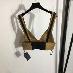 Kobiety Tanks Camis Designer 2023 Summer New Women Tank Top, Bra, Pasp Biecid, Metal Label Sexy Top