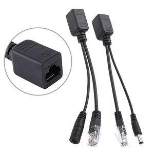 Zestaw Adaptera Adaptera Over Over Ethernet Poe Zestaw rozdzielający kabel Poe kabel RJ45 Wtryskiwacza do mini aparat IP Telefonia internetowa 285a