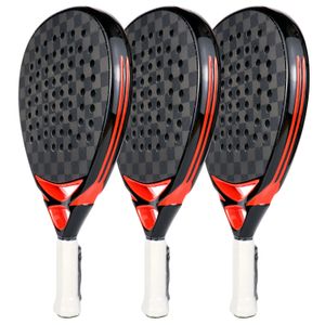 Tennisracketar AMA Sport 18K Carbon Tennis Padle Paddel Racket 3D Rough Surface High Quality EVA Soft 38mm 230720