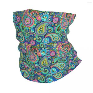 Halsdukar Fashion Paisley Chicano Bandana Style Neck Gaiter Tryckt Balaclavas Face Mask Scarf Headband Sports for Men Windproect