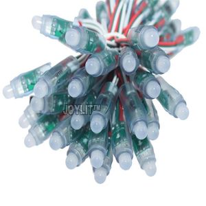 100pcs 5V 12V WS2801 Moduły 12 mm Rozproszone cyfrowe RGB LED Pixel Light Indywidualnie Moduł LED 50PCS String I3196