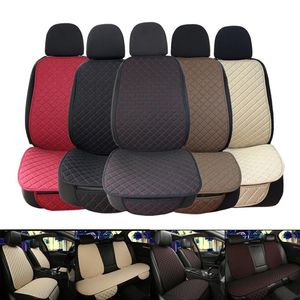 Large Size Flax Car Seat Cover Protector Linen Front or Rear Seat Back Cushion Pad Mat Backrest for Auto Interior Truck Suv Van192f