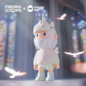 Aktionsspielfiguren: Finding Unicorn Farmer Bob Social Animal Series Blind Box Guess Bag Toys Doll Cute Anime Figure Desktop Ornaments Gift 230720