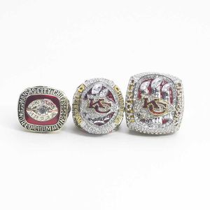 2023 Kansas Chief Super Bowl Champion Ring Set 3 pezzi 1969 2019 2023