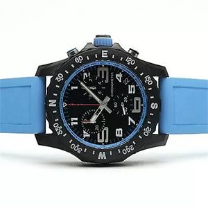 2022 Luxury Men's Watch Japan Superquartz Endurance Pro Chronograph 44mm Avenger Hurricane Baby Blue Rubber 1884 Men Watches 281k