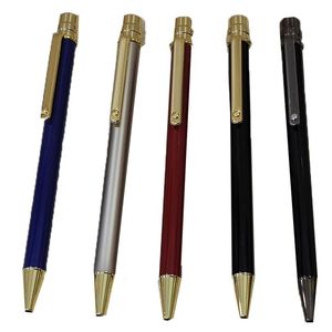 GIFTPEN Luxury Designer Pens Concave Lattice Silver Pen Shape Cap and Clip with Stamp Top Gift245w