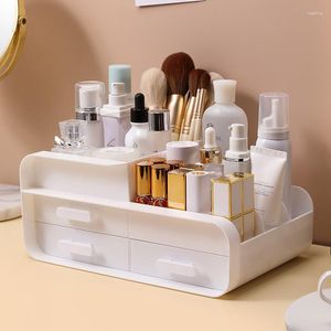 Storage Boxes Makeup Organizer With Drawers Large Capacity Countertop For Vanity Bathroom And Bedroom Desk Cosmetics Box