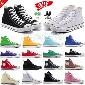 Sapatos casuais de lona 2023 masculinos femininos 1970 All Star Tênis Chuck 70 Chucks 1970 Tênis esportivo triplo preto branco alto baixo