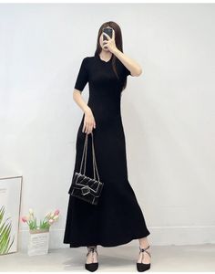 Basic & Casual Dresses NWT Maje waist slim long knit dress