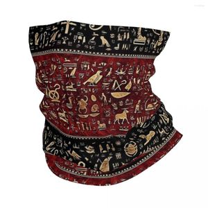 Schals, ägyptische Hieroglyphen, Bandana, Halstuch, bedruckt, altes Ägypten, Wickelschal, multifunktionale Kopfbedeckung, Angeln, Unisex, Erwachsene, waschbar