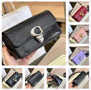 Women coac bags STUDIO 19 shoulder bag Patent Leather Baguette handbag designer messenger crossbody wallet Hobo purses 4A quality flip Hasp Satchels dhgate Sacoche