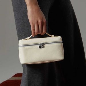 Lp Lunch Box Bag Woman Bag L19 Designer Makeup Worka skórzana płócienna torebka Dwukrotne torby makijażowe