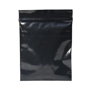 200pcs partia 7 10 cm Reclosable Black Grip Uszczelnia plastikowa torba opakowań detaliczna plastikowa plastikowa torba na zamek błyskawiczny do małego biżuterii prezentowej264X
