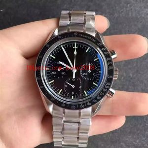 Lüks Yüksek Kaliteli Saat H Fabrika 42mm 3570 50 00 316L Mavi Lüminesan Seramik Manuel Mekanik 7750 Hareket Zamanlayıcısı Erkek Saat2584