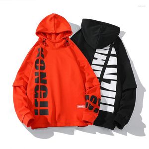 Erkek Hoodies Erkekler Uzun Kollu Kıyafetler Plus Boyutlu Kazak Sweatshirtler İlkbahar ve Sonbahar Gelgit Akımı 2023 fiyatı