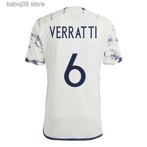 Italia Verratti Player Version Mens Soccer Maglie Nazionale Pinamonti Totti Raspadori Chiesa Barella Bonucci Home Away Edition Special Edition Shirts