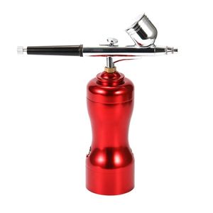 Conjunto de aerógrafo bonito portátil de tamanho pequeno leve conjunto de canetas de bomba de spray pequeno kit de compressor de ar para pintura de arte tatuagem artesanato286f