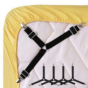 Adjustable Triangle Bed Sheet Clips Straps Gripper Blanket Suspender Fitted Sheet Fasteners Holder Home Practical Tool 1-4pcs set2462