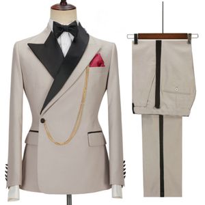 Men's Suits Blazers 2023 Latest Designs Luxury Men Suit Set Slim fit Groomsmen Groom Wedding Dress Tuxedos Costume Homme Mariage 2PCSBlazerPants 230720