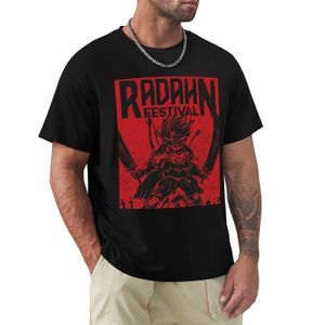 Erkek Polos Radhan Festival Poster Tshirt Estetik Kıyafetler Siyah Tişört Blondie Egzersiz Erkekler İçin Gömlek 230720