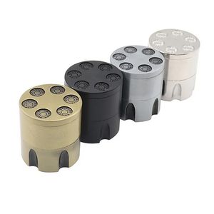 Zinc Alloy 30MM Bullet Clip Shape Dry Herb Tobacco Grinder Spice Miller Crusher Chopped Hand Muller Smoking Accessories