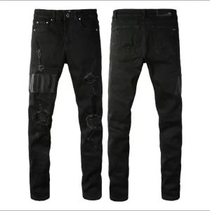 2023new calças de brim masculinas buraco luz azul cinza escuro itália marca homem calças compridas streetwear denim magro em linha reta motociclista chg23072110