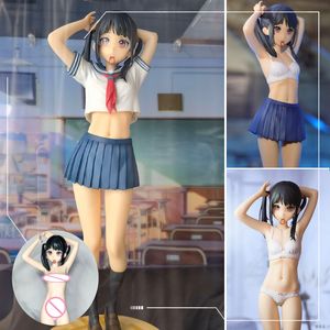 Anime Manga 28CM Kantoku Anime Figure Sailor Fuku no Mannaka cute Girl PVC Action Figure Toy Adults Collection Model Doll Gifts