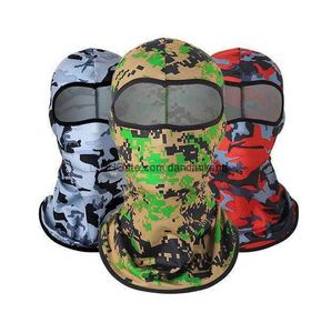 outdoor sports windproof dustproof masks Tactical amy CS lycra bike motor cycling Balaclava Headwear camouflage full face protective mask