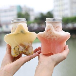 Vattenflaskor Juice Plastisk mjölk Bulk dryckesbehållare med manipulation Evident Caps Lids White For Drinks
