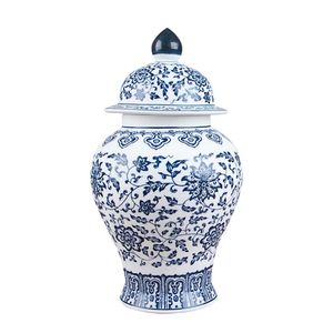 Jingdezhen Antique Porcelain Blue and White Ogólne puszki zbiorniki herbaty zbiorniki do przechowywania 259Y