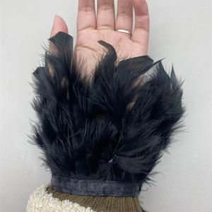 Braccialetto Polsini da polso in piuma di struzzo naturale Accessori per capelli da donna Bracciali pelosi Cavigliere di lusso di moda per polsino