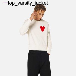 New 2023 Paris Designer Men's Sweaters fashion brand Amis De Coeur Love Jacquard Crew Neck Sweater Streetwear womens mens sweater