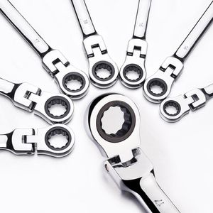 Processorer Ratchet Wrench, Tool Set, 5/7/12st, of Combination Tool, 72Tooth Combination Universal Wrenchet, Double Head Key Spanners