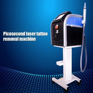 Salone di bellezza Ringiovanimento della pelle portatile Q Switch Nd Yag Laser Macchina 1064nm Lunghezza d'onda Rimozione del tatuaggio Rimozione delle rughe Rimozione dei capelli Macchina sbiancante