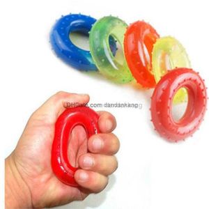 Hand-Muskel-Entwicklergriffe aus weichem Gummi, tragbares Taschen-Handgelenk-Entwickler-Kraft-Handgriff-Trainer, Finger-Regenerations-Trainingsgerät