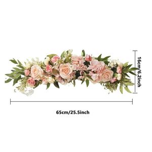 Pudełka Wedding Arch Flowers na ceremonię kwiatową girlandę na ślub róża róża girland