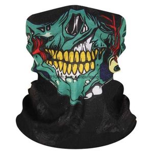 Balaclava Skull Bandana Helmet Neck Face Masks For Bike Motorcycle Ski Outdoor Sports Halloween Skeleton Scarf New Style