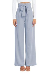 Kvinnor byxor Svettbyxor Kvinnor Svettbyxor Kvinnokläder Casual Wide Leg Pants With Belt Style Pendlar Pants Summerwide Ben Pants Lose Fashion Women's Wear