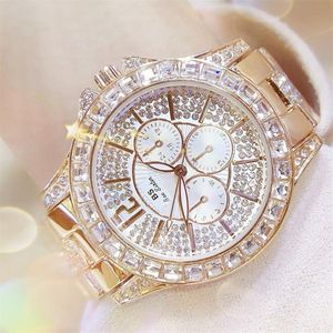 Fashion Women Quartz Watches Rhinestone Diamond Casual Wristwatch for Ladies Silver Gold Watches Fashion Diamond Watch High Qualit245V