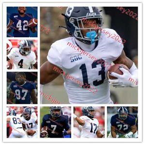 Davis Brin Jalen White Georgia Southern Football Jersey David Dallas Da'Shawn Davis Josh Dallas Tyrell Davis Georgia Southern Eagles Maglie Custom Stitched Mens